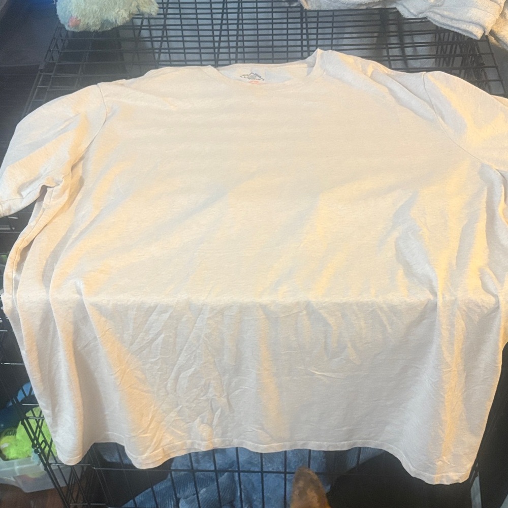 St. John's Bay Cream Long Sleeve Tee